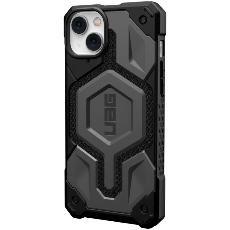 Защитный чехол URBAN ARMOR GEAR (UAG) Monarch Pro MagSafe для Apple iPhone 14 Plus - Silver: фото 3 из 9