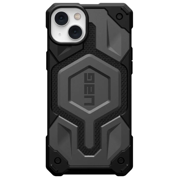 Защитный чехол URBAN ARMOR GEAR (UAG) Monarch Pro MagSafe для Apple iPhone 14 Plus - Silver: фото 1 из 9