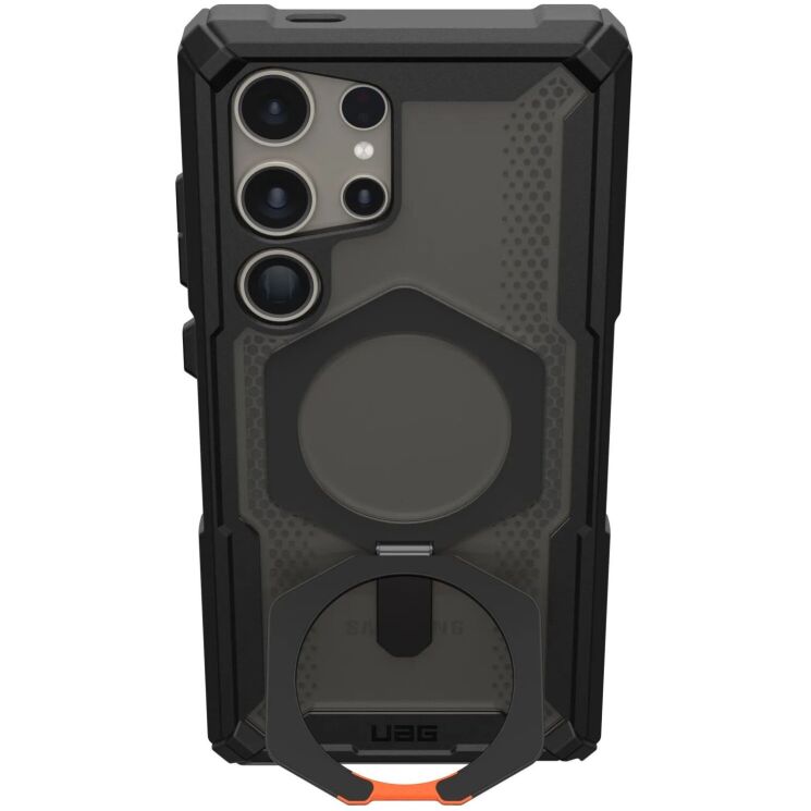 Защитный чехол URBAN ARMOR GEAR (UAG) Plasma XTE для Samsung Galaxy S24 Ultra (S928) - Black / Orange: фото 2 из 11