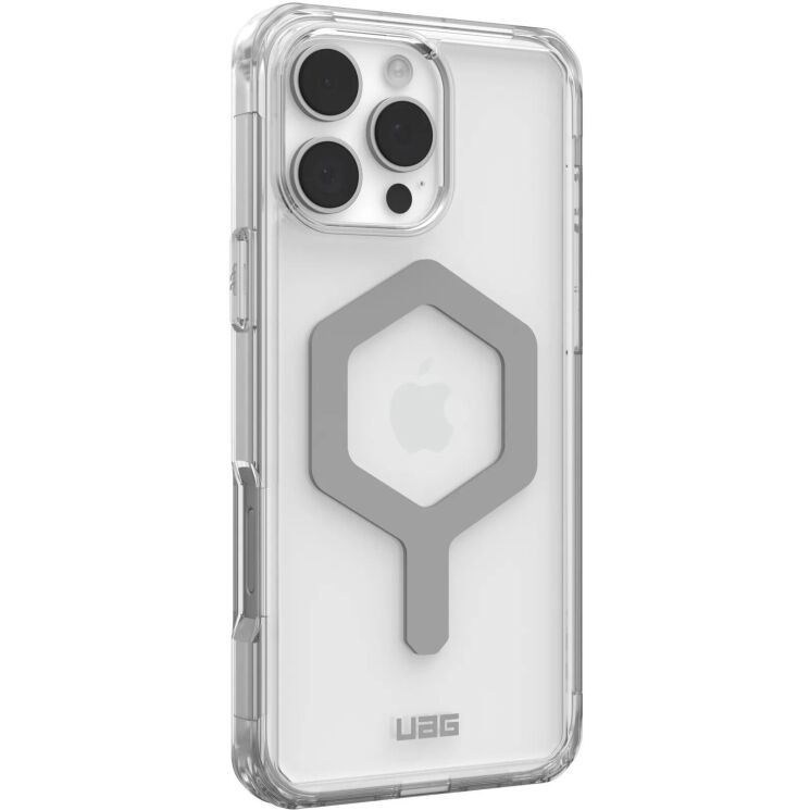 Защитный чехол URBAN ARMOR GEAR (UAG) Plyo MagSafe для Apple iPhone 16 Pro Max - Ice Silver: фото 3 из 12