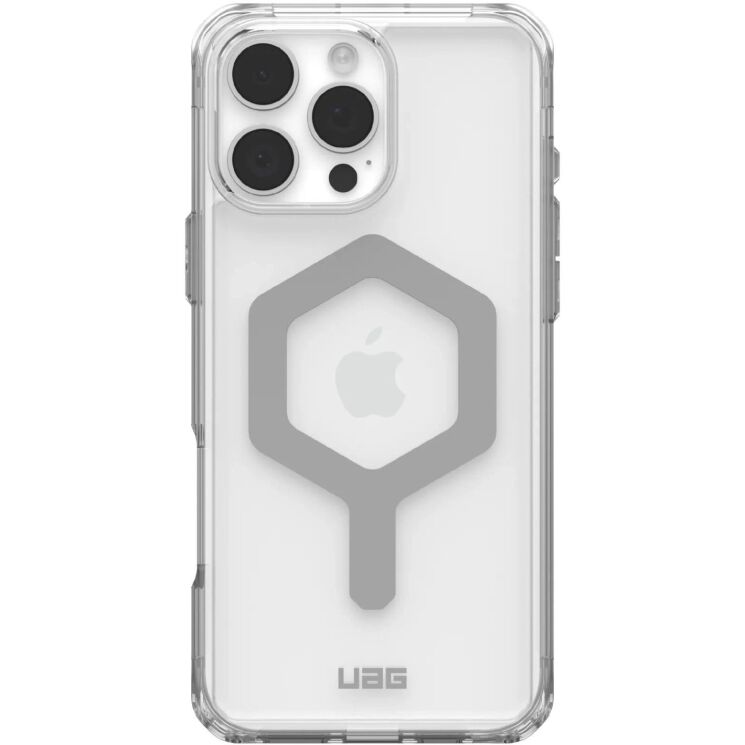 Защитный чехол URBAN ARMOR GEAR (UAG) Plyo MagSafe для Apple iPhone 16 Pro Max - Ice Silver: фото 1 из 12