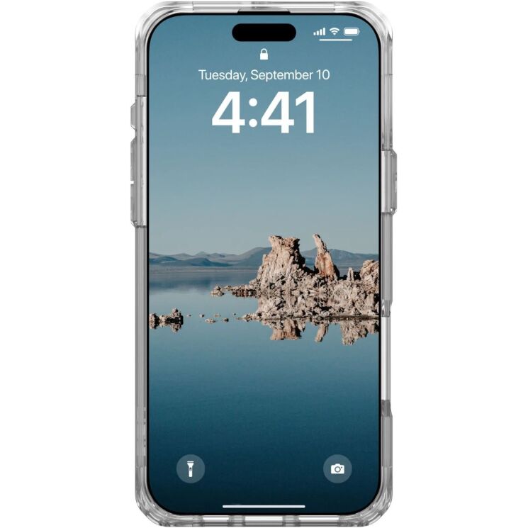 Защитный чехол URBAN ARMOR GEAR (UAG) Plyo MagSafe для Apple iPhone 16 Pro Max - Ice Silver: фото 4 из 12