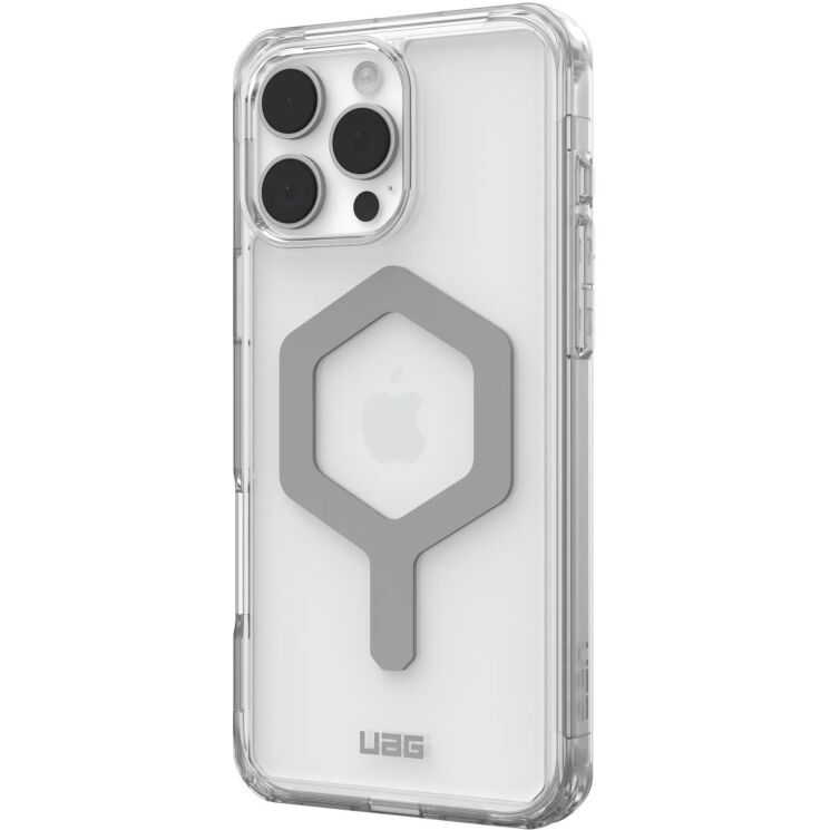 Защитный чехол URBAN ARMOR GEAR (UAG) Plyo MagSafe для Apple iPhone 16 Pro Max - Ice Silver: фото 2 из 12
