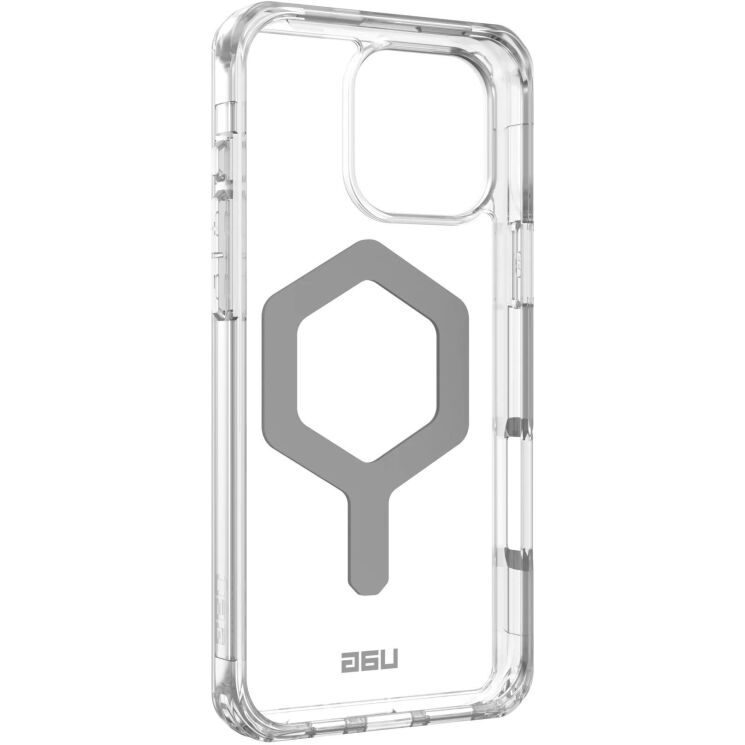Защитный чехол URBAN ARMOR GEAR (UAG) Plyo MagSafe для Apple iPhone 16 Pro Max - Ice Silver: фото 5 из 12