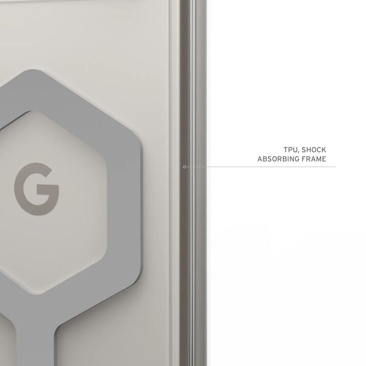 Защитный чехол URBAN ARMOR GEAR (UAG) Plyo MagSafe для Google Pixel 9 Pro XL - Ice / Silver: фото 12 из 15