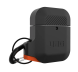 Защитный чехол URBAN ARMOR GEAR (UAG) Silicone для Apple AirPods 1 / 2 - Black/Orange (204515BO). Фото 8 из 14