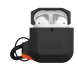 Защитный чехол URBAN ARMOR GEAR (UAG) Silicone для Apple AirPods 1 / 2 - Black/Orange (204515BO). Фото 2 из 14