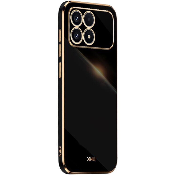 Захисний чохол XINLI Porcelain Design для Xiaomi Poco F8 Pro - Black: фото 1 з 6