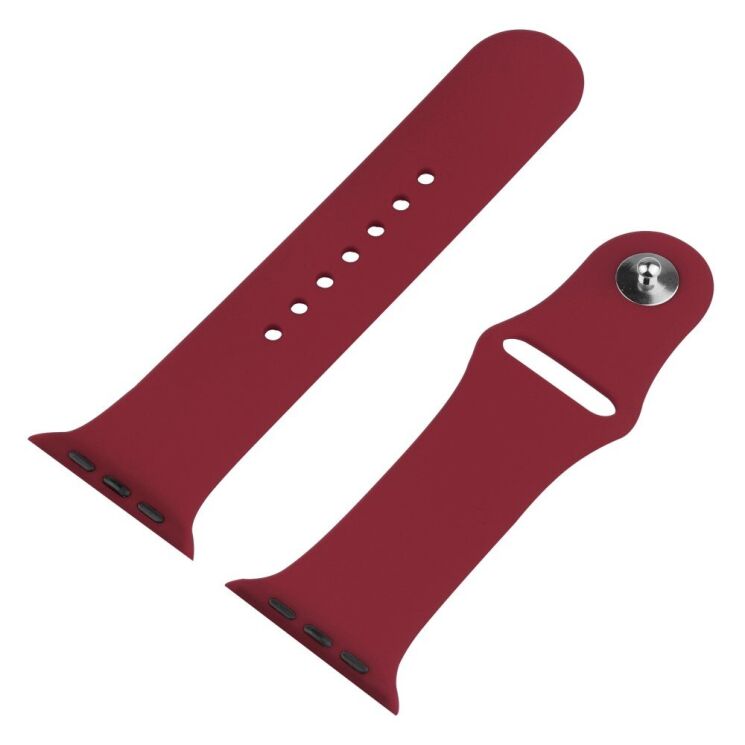Защитный комплект Deexe Protective Kit для Apple Watch 45 mm (7 / 8 / 9 Series) - Wine Red: фото 2 из 8