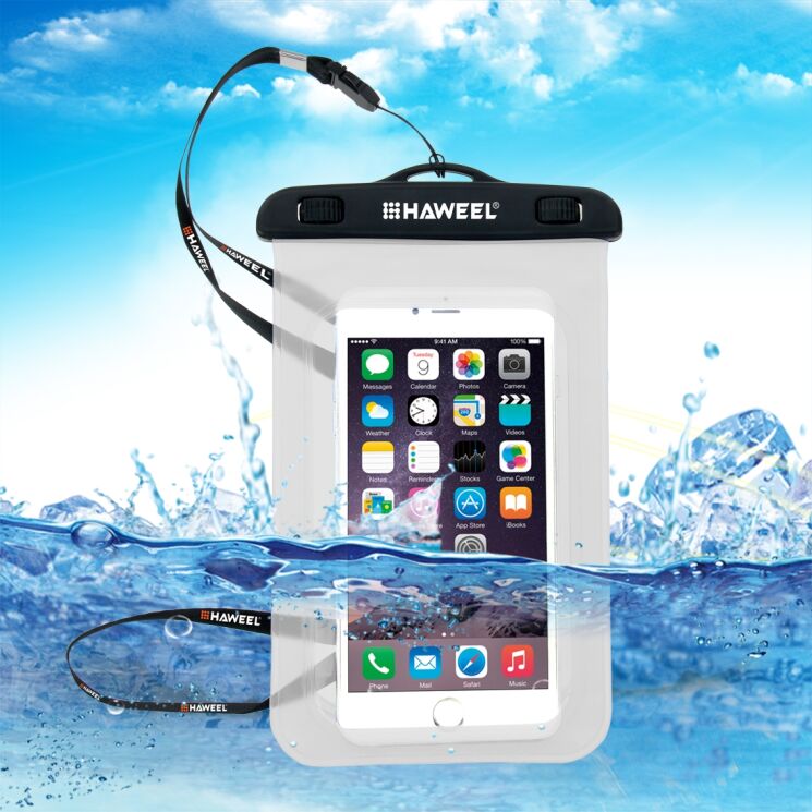 Вологозахисний чохол HAWEEL Waterproof для смартфонів - Transparent: фото 1 з 7