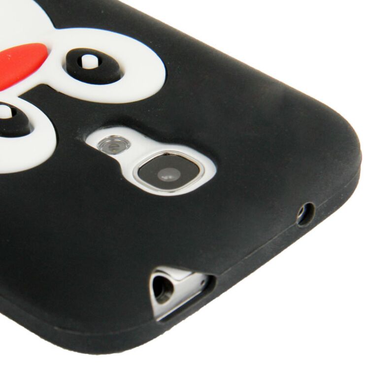 Силиконовая накладка Deexe Penguin Series для Samsung Galaxy S4 mini (i9190) - Black: фото 5 из 7