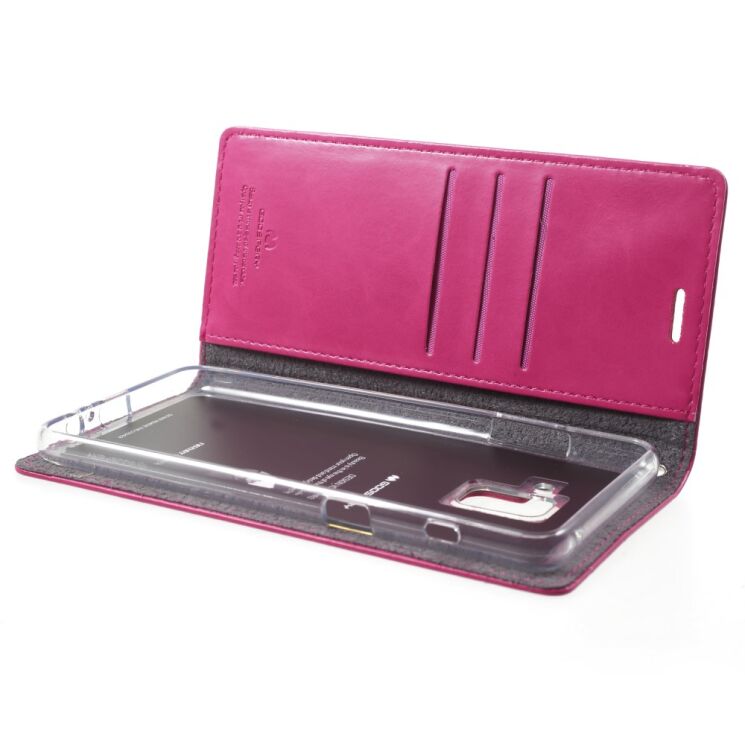 Чехол-книжка MERCURY Classic Flip для Samsung Galaxy A8+ 2018 (A730) - Magenta: фото 5 из 5