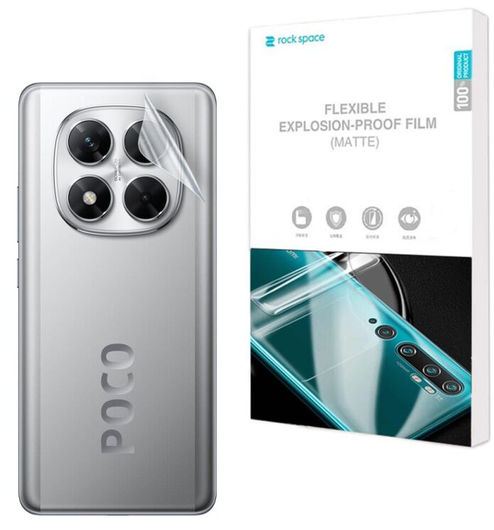 Антиблікова плівка на задню панель RockSpace Explosion-Proof Matte для Xiaomi Poco X7: фото 1 з 9