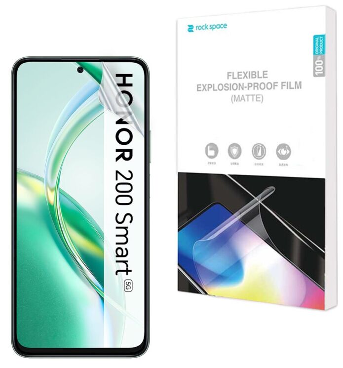 Антиблікова плівка на екран RockSpace Explosion-Proof Matte для Honor 200 Smart: фото 1 з 8