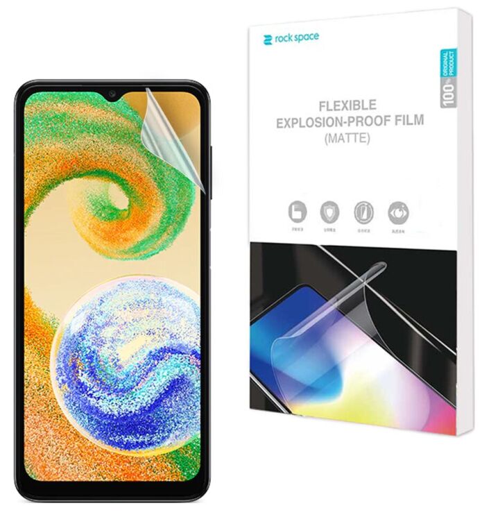 Антиблікова плівка на екран RockSpace Explosion-Proof Matte для Samsung Galaxy A04s (A047): фото 1 з 8