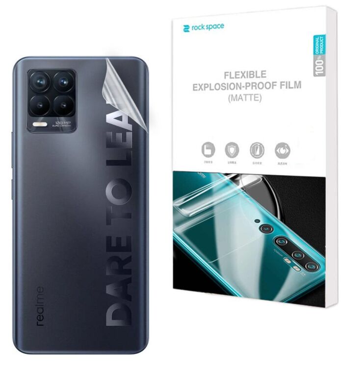 Антиблікова плівка на задню панель RockSpace Explosion-Proof Matte для Realme 8 / 8 Pro: фото 1 з 9