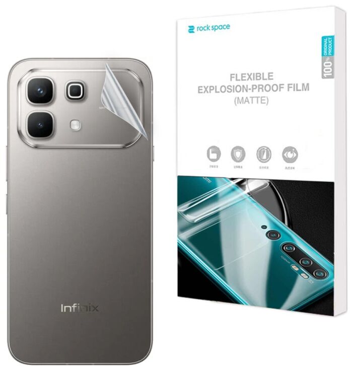 Антибликовая пленка на заднюю панель RockSpace Explosion-Proof Matte для Infinix Note 60: фото 1 из 9