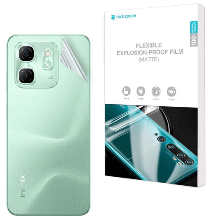 Антиблікова плівка на задню панель RockSpace Matte для Infinix Smart 9 (X6532) / Hot 50i (X6531): фото 1 з 9