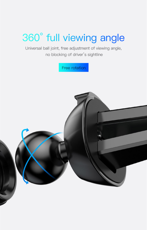 Автомобильный держатель BASEUS Future Gravity Car Mount (SUYL-WL01) - Black: фото 19 из 23