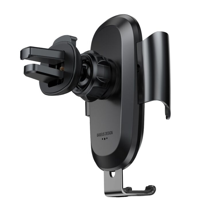 Автомобильный держатель BASEUS Future Gravity Car Mount (SUYL-WL01) - Black: фото 4 из 23