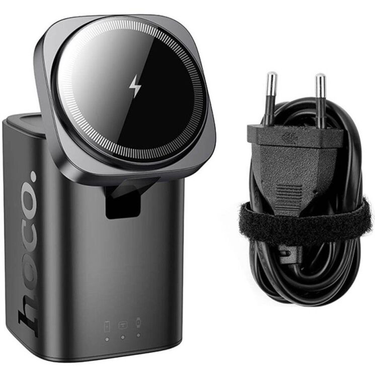 Беспроводное зарядное устройство Hoco CQ20A PD65W 6 in 1 - Black: фото 6 из 9