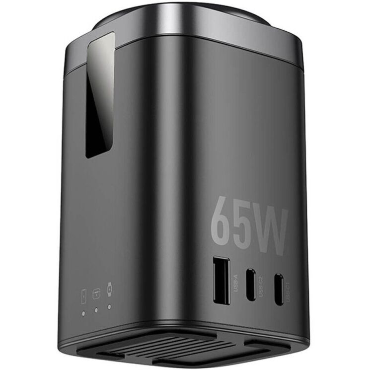 Беспроводное зарядное устройство Hoco CQ20A PD65W 6 in 1 - Black: фото 4 из 9