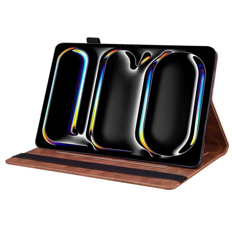 Чехол Deexe Business Style для Apple iPad Pro 11 (2024) - Brown: фото 3 из 6