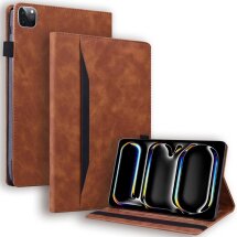 Чехол Deexe Business Style для Apple iPad Pro 11 (2024) - Brown: фото 1 из 6