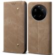 Чехол Deexe Jeans Style для Xiaomi 15 Ultra - Khaki (377305K)