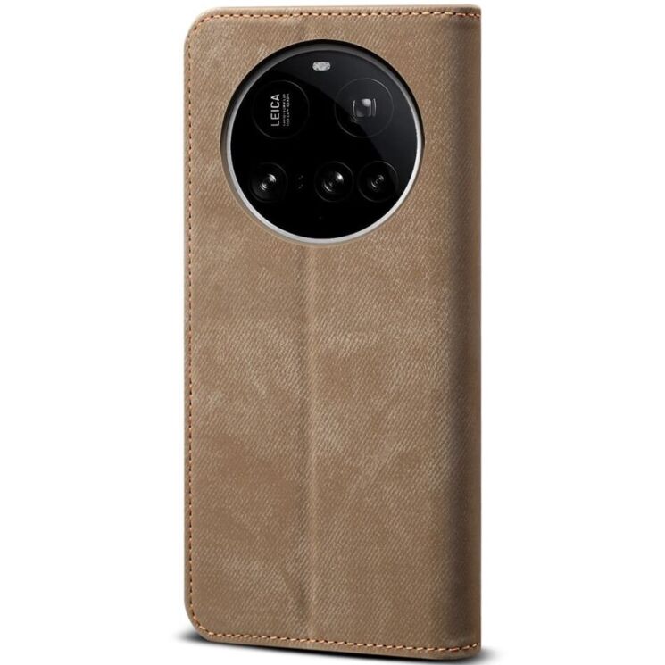 Чехол Deexe Jeans Style для Xiaomi 15 Ultra - Khaki: фото 6 из 7