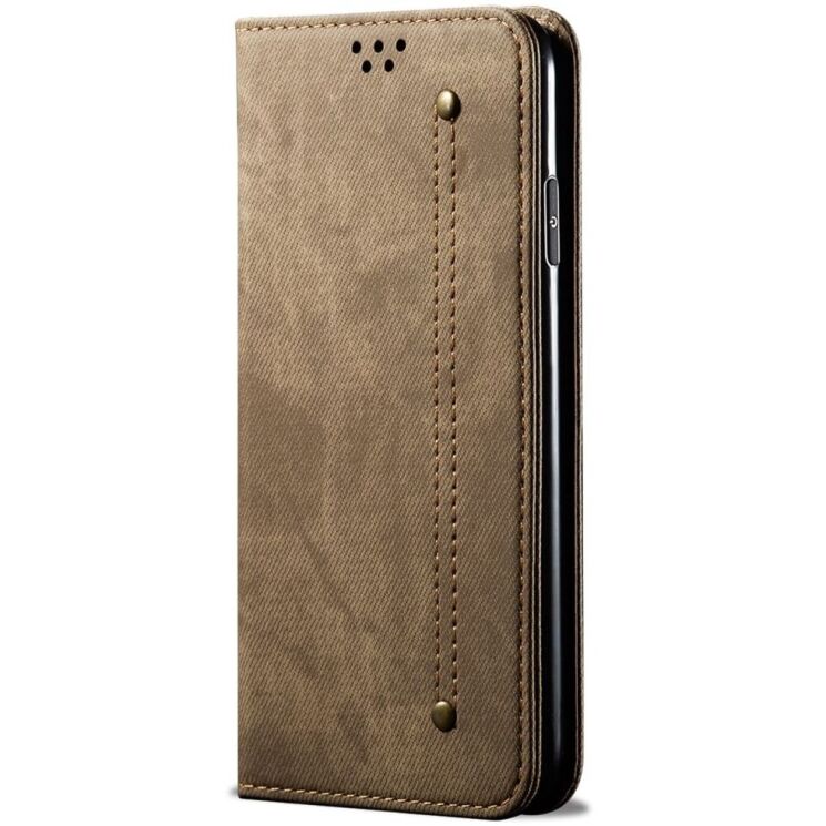 Чехол Deexe Jeans Style для Xiaomi 15 Ultra - Khaki: фото 5 из 7