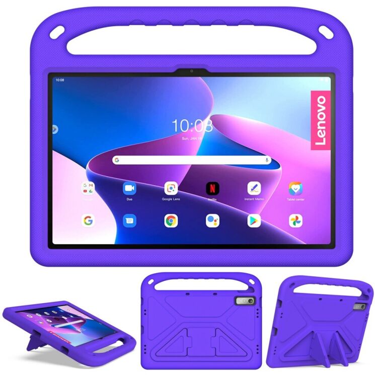 Чехол Deexe KickStand Cover для Lenovo Tab P11 Gen 2 - Purple: фото 2 из 6