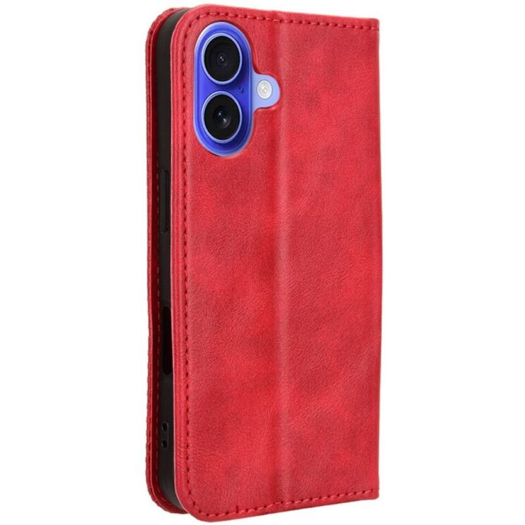 Чехол Deexe Retro Style для Apple iPhone 16 - Red: фото 6 из 8