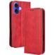 Чехол Deexe Retro Style для Apple iPhone 16 - Red (366449R). Фото 1 из 8
