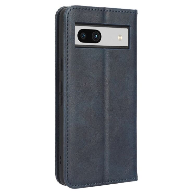 Чохол Deexe Retro Style для Google Pixel 7a - Blue: фото 3 з 7