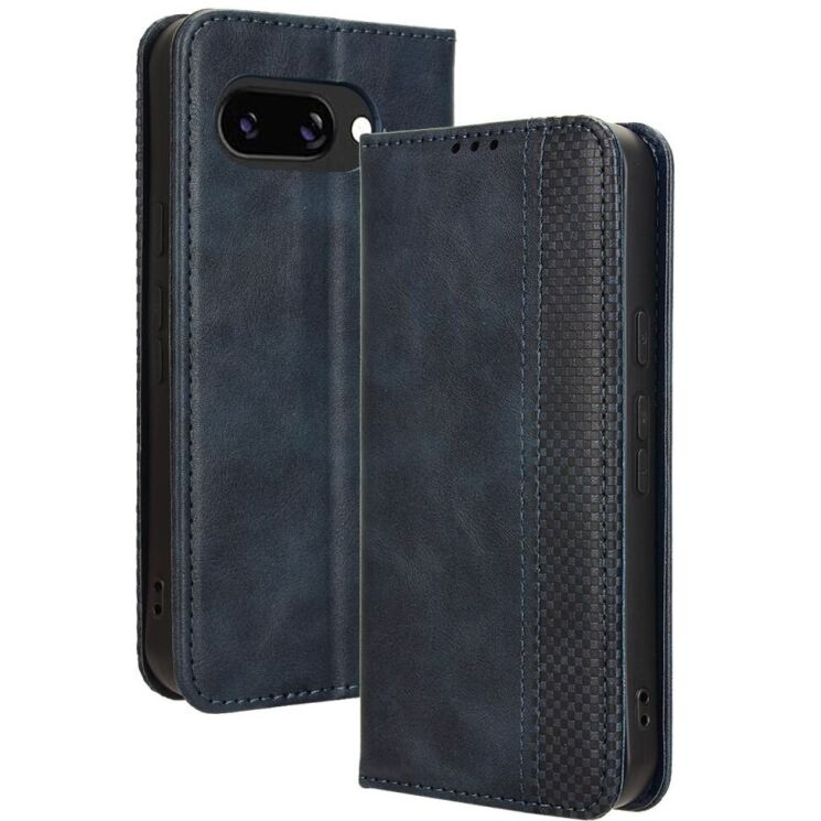 Чехол Deexe Retro Style для Google Pixel 9a - Blue: фото 1 из 7