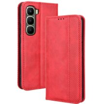 Чохол Deexe Retro Style для Infinix Hot 60 Pro - Red: фото 1 з 18