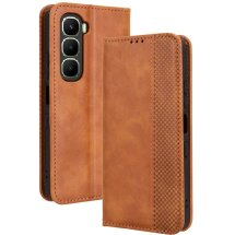 Чохол Deexe Retro Style для Infinix Hot 60і - Brown: фото 1 з 7