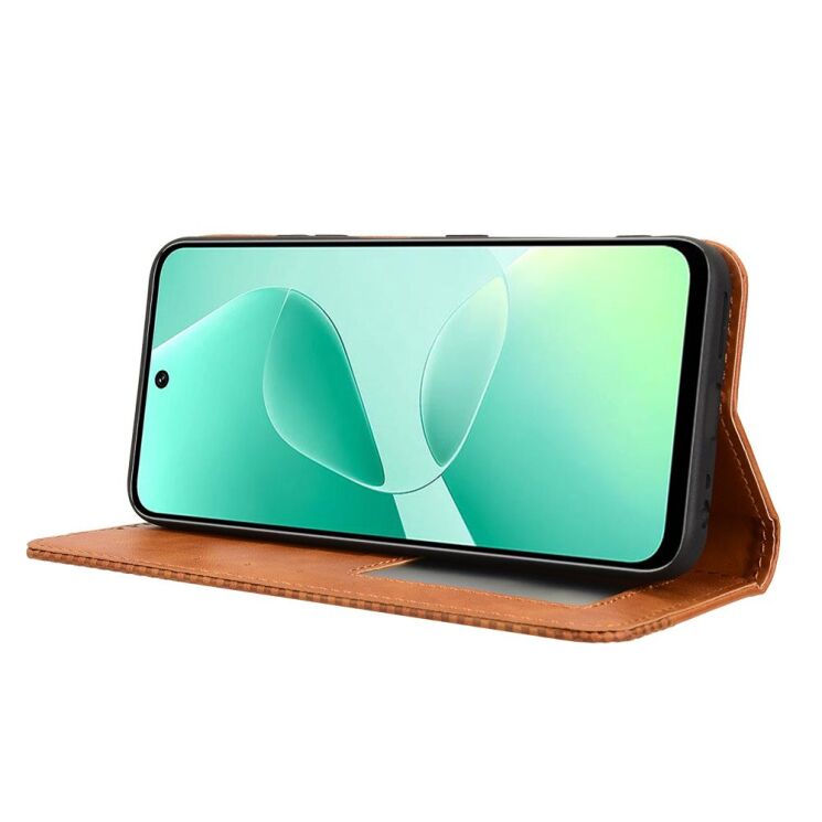 Чохол Deexe Retro Style для Infinix Hot 60і - Brown: фото 3 з 7