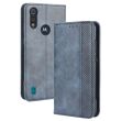 Чохол Deexe Retro Style для Motorola Moto E6S / Moto E6i - Dark Blue (291016DB)