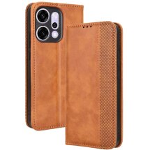 Чохол Deexe Retro Style для OPPO Reno 14 5G - Brown: фото 1 з 19