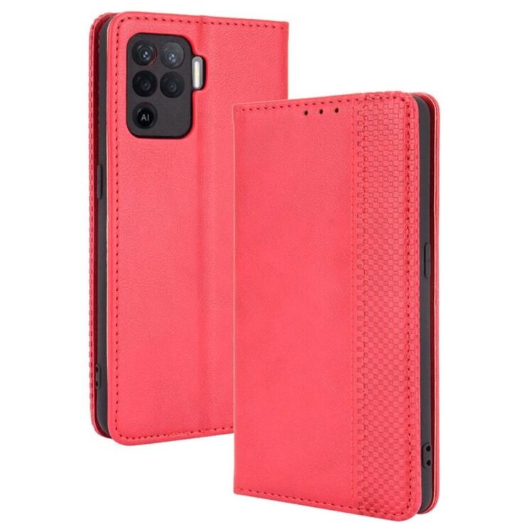 Чехол Deexe Retro Style для OPPO Reno 5 Lite - Red: фото 1 из 8