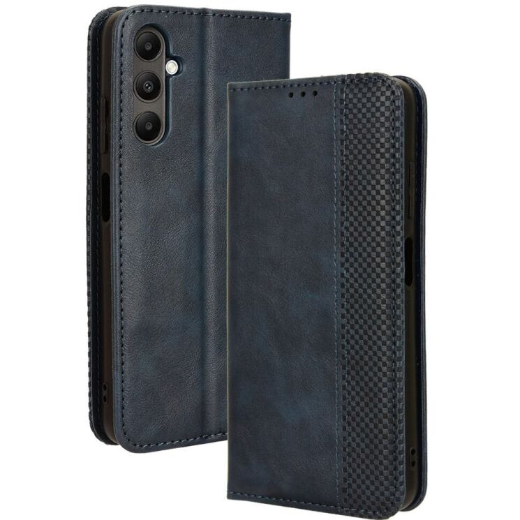 Чехол Deexe Retro Style для Samsung Galaxy A05s (A057) - Blue: фото 1 из 7