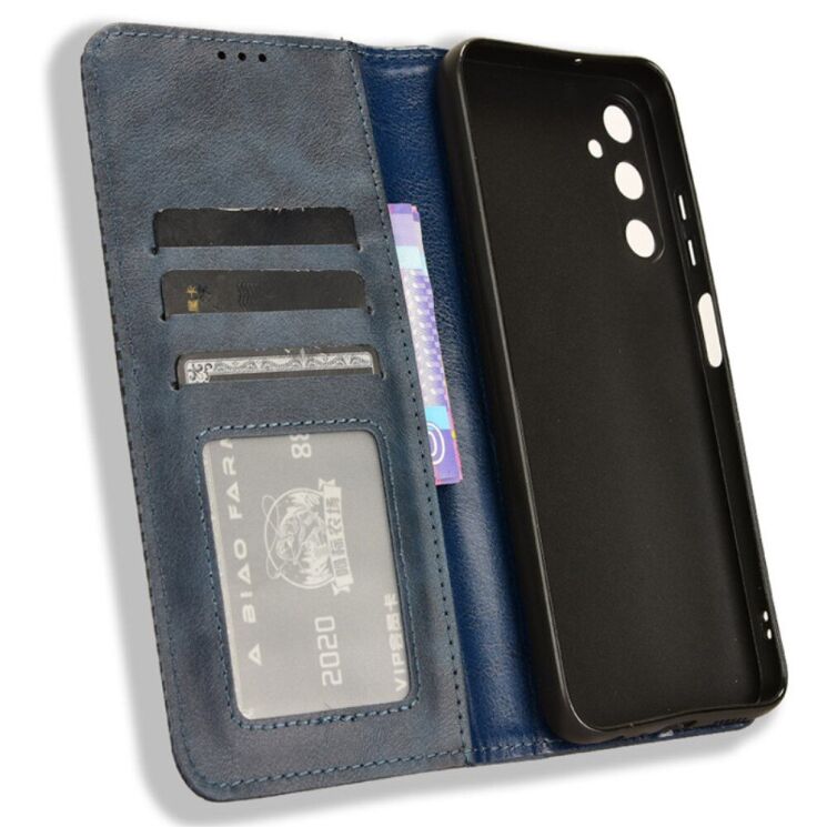 Чехол Deexe Retro Style для Samsung Galaxy A05s (A057) - Blue: фото 4 из 7
