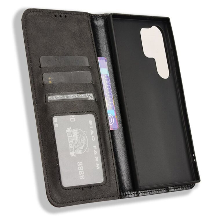 Чохол Deexe Retro Style для Samsung Galaxy S23 Ultra (S918) - Black: фото 4 з 7