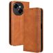 Чохол Deexe Retro Style для TECNO Spark Go 1 - Brown (361801Z). Фото 1 з 7