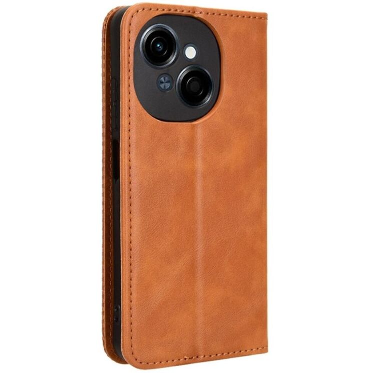 Чохол Deexe Retro Style для TECNO Spark Go 1 - Brown: фото 6 з 7