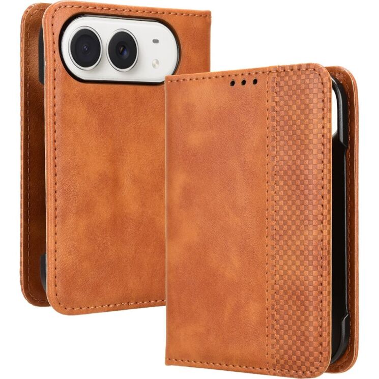 Чохол Deexe Retro Style (FF) для iPhone Duo - Brown: фото 1 з 7
