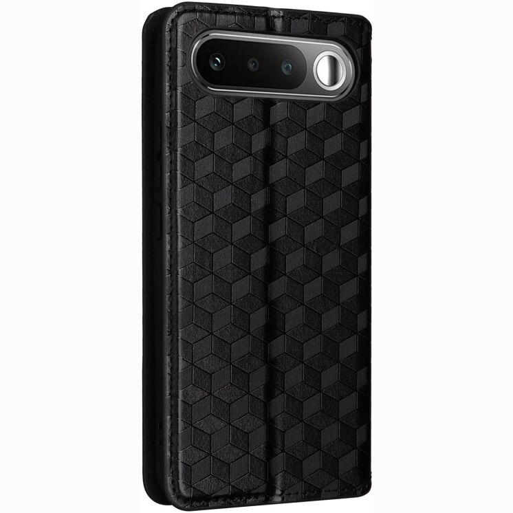 Чехол Deexe Rhombus Book для Realme 16 - Black: фото 7 из 9