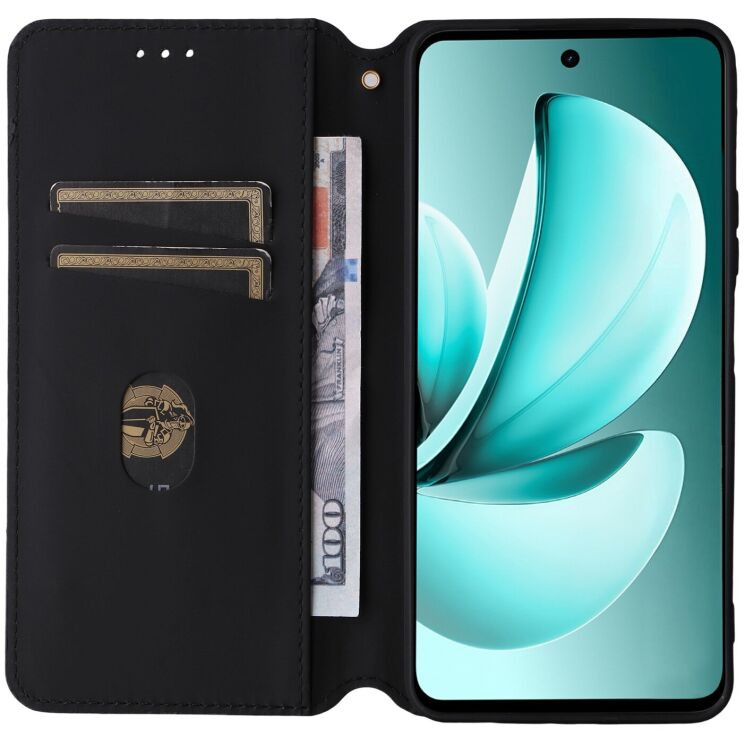 Чохол Deexe Rhombus Book для Realme C71 - Blue: фото 2 з 6